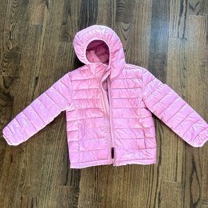 Primary Toddler Hooded Puffer Jacket
